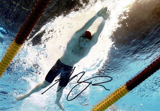 Adam Peaty Signed 12X8 Photo Rio 2016 Tokyo 2020 Genuine Signature AFTAL COA (H)