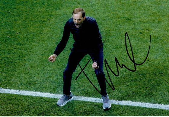 Thomas Tuchel Signed 12X8 Photo Chelsea F.C. Genuine Signature AFTAL COA (1569)