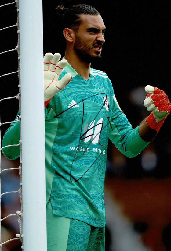 Paulo Gazzaniga Signed 12X8 Photo Fulham F.C. Autograph AFTAL COA (9068)