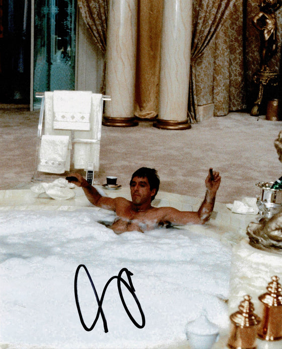 Al Pacino Signed 10X8 Scarface Genuine Autograph AFTAL COA (5648)