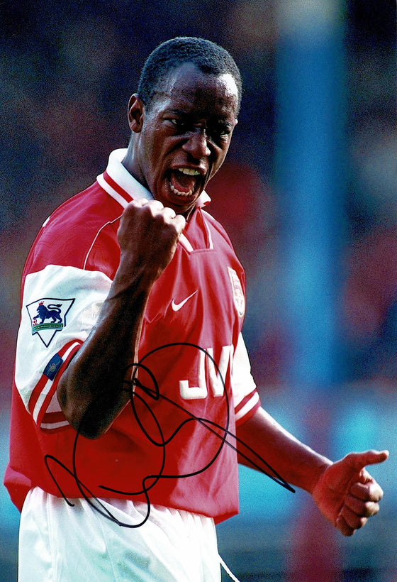 Ian Wright Signed 12X8 Photo Arsenal F.C. Genuine Signature AFTAL COA (1840)