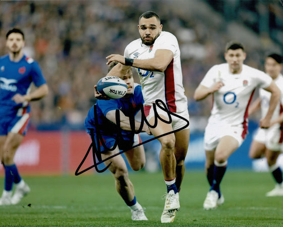 Joe Marchant Signed 10X8 Photo ENGLAND RUGBY AFTAL COA (2317)