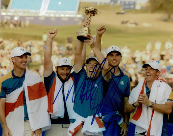 Matt Fitzpatrick Signed 10X8 Photo 2023 Ryder Cup Genuine AFTAL COA (3050)