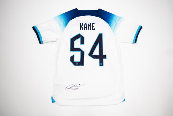 Harry Kane Signed England Record Breaking Shirt Genuine Signature AFTAL COA