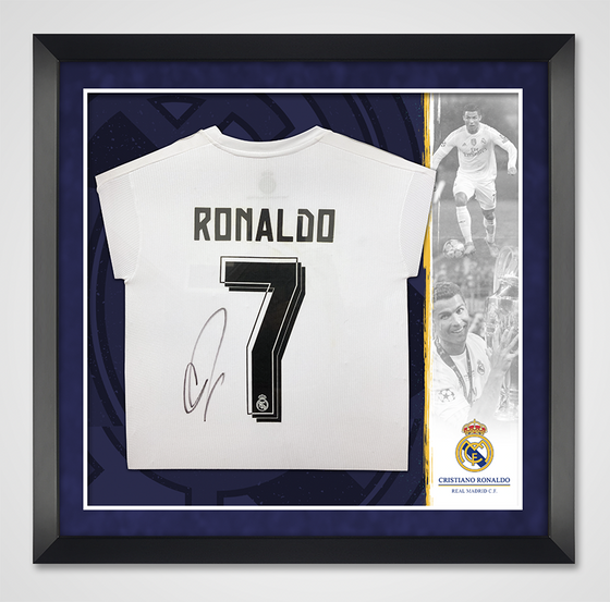 Real Madrid shirt signed by Cristiano Ronaldo - CharityStars