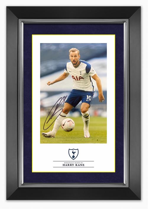 Harry Kane Signed & Framed 12X8 Photo Mount SPURS Tottenham Hotspur AFTAL COA (C