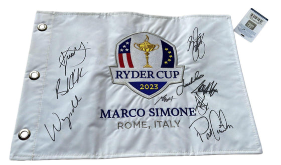 Team USA RYDER CUP 2023 PIN FLAG By 9 AFTAL COA (C)